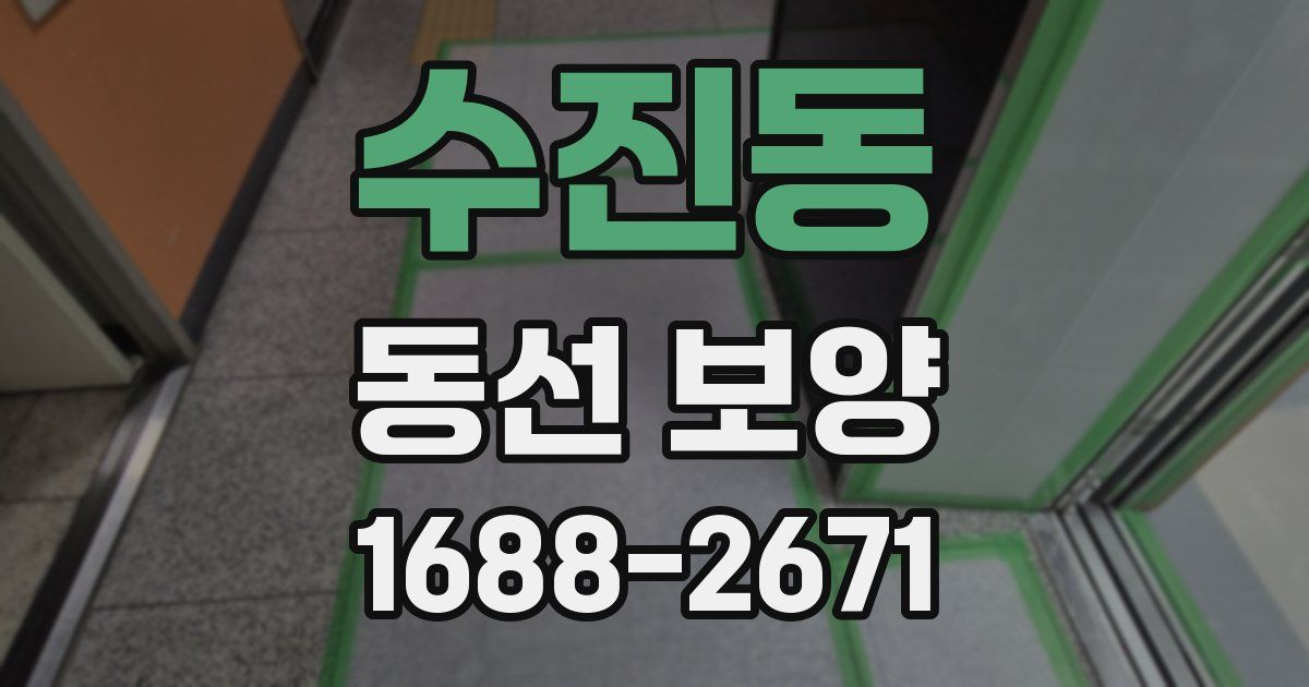 수진동 동선 보양