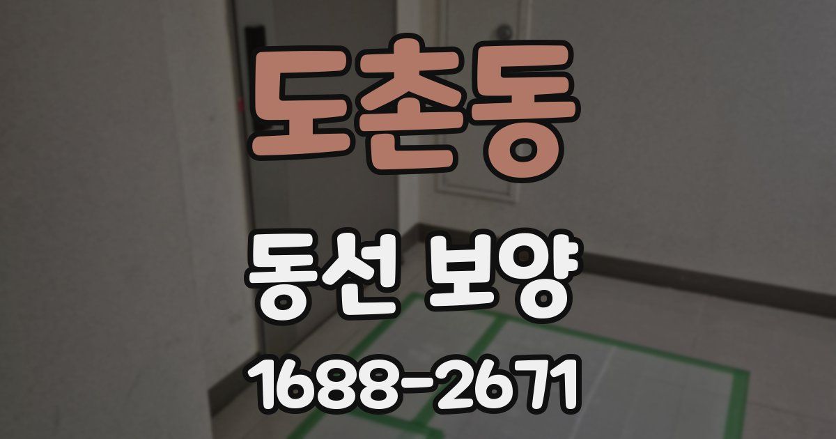 도촌동 동선 보양