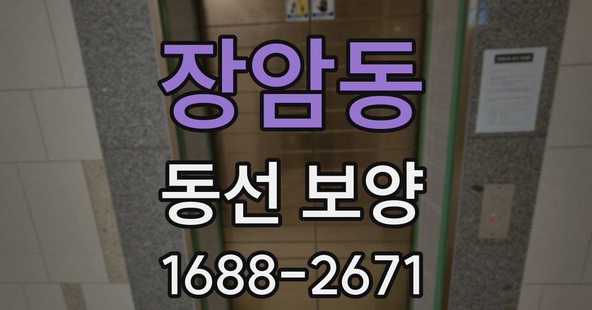 장암동 동선 보양