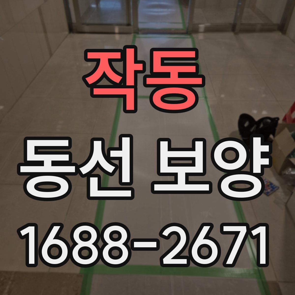 작동 동선 보양