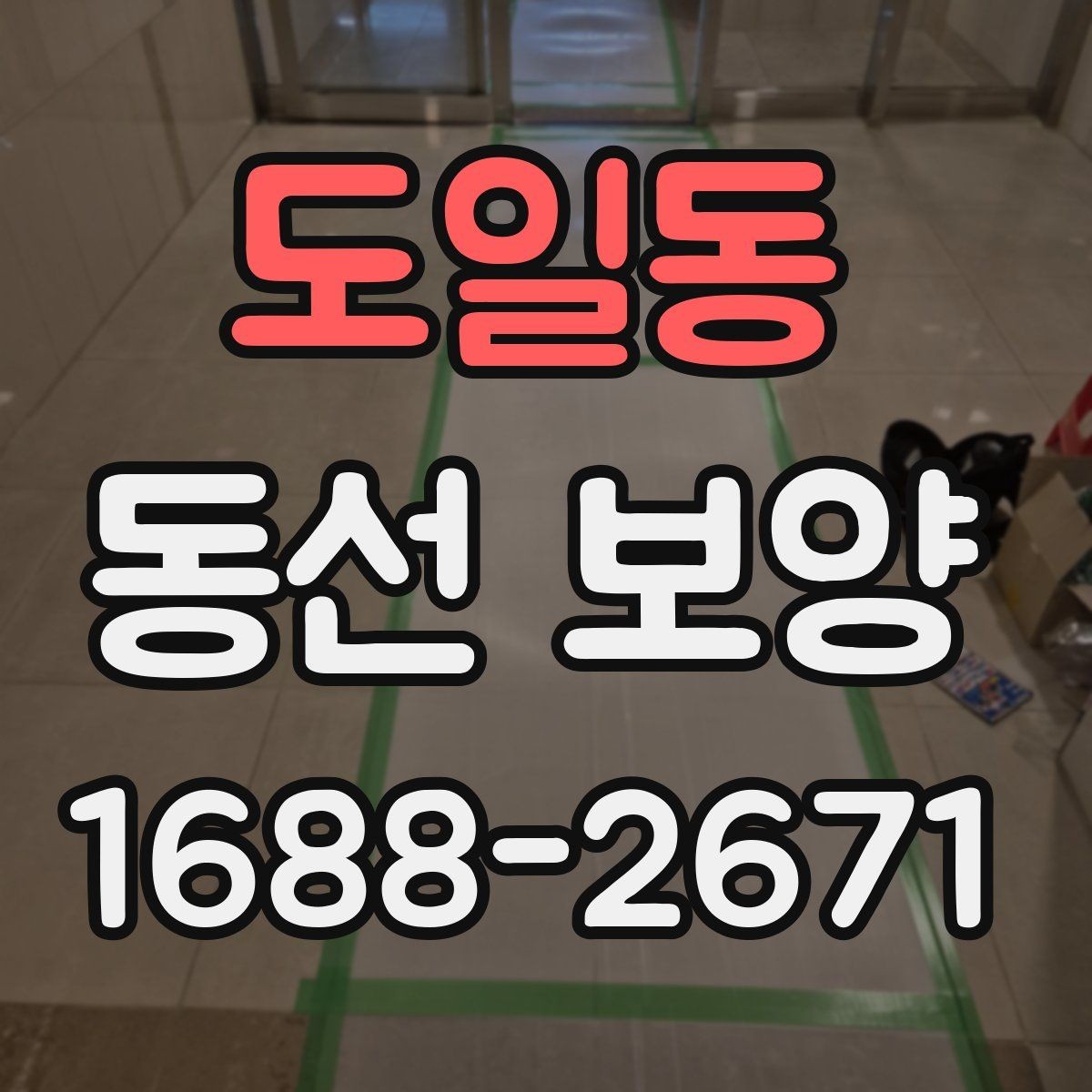 도일동 동선 보양 작업에서 흔히 발생하는 문제
