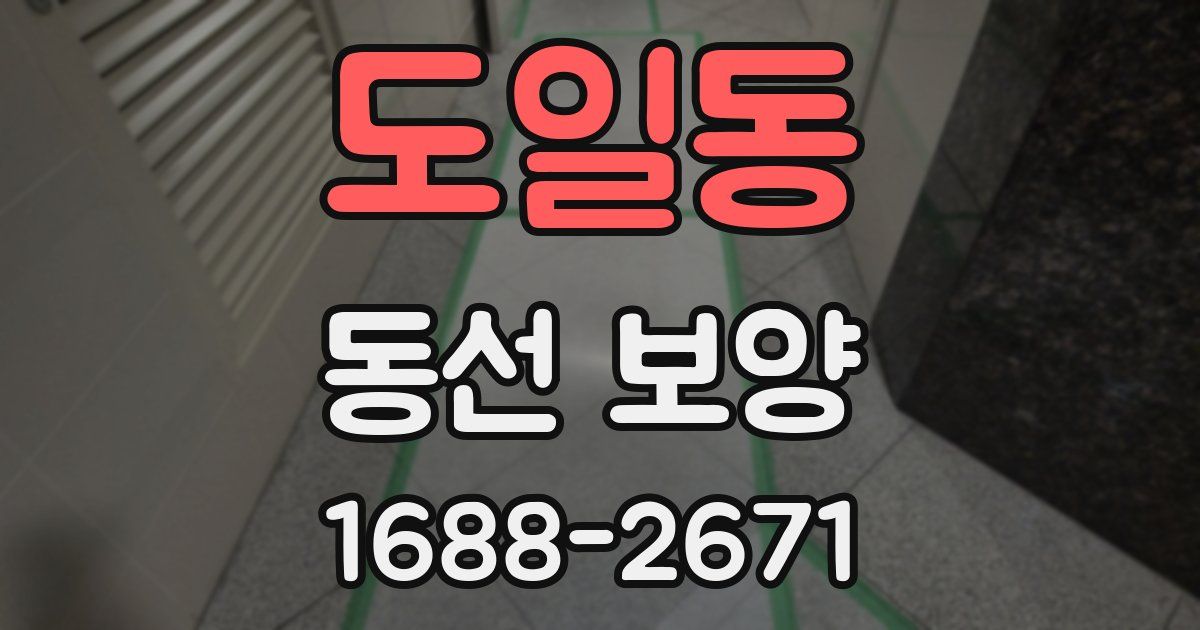 도일동 동선 보양