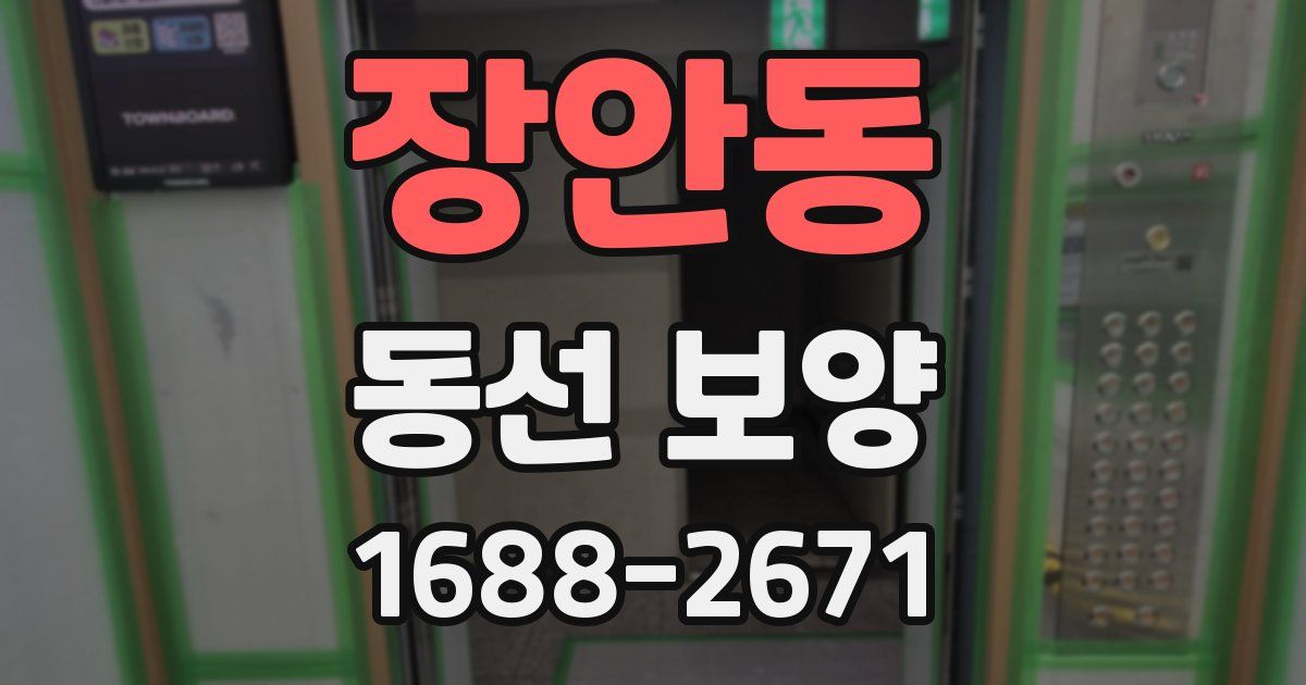장안동 동선 보양