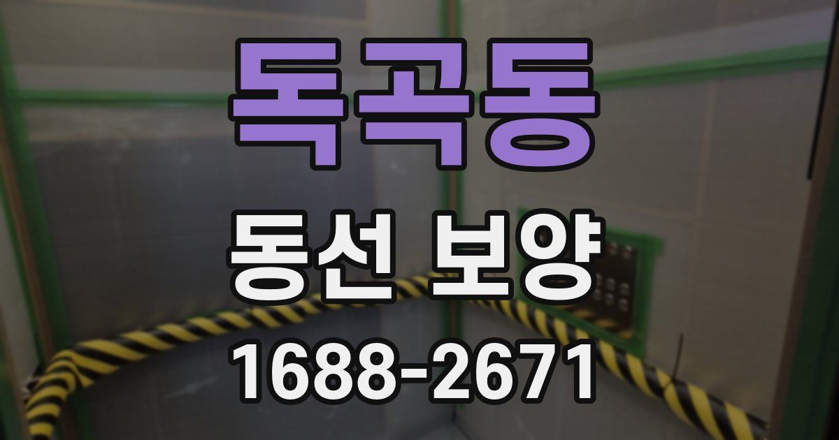 독곡동 동선 보양