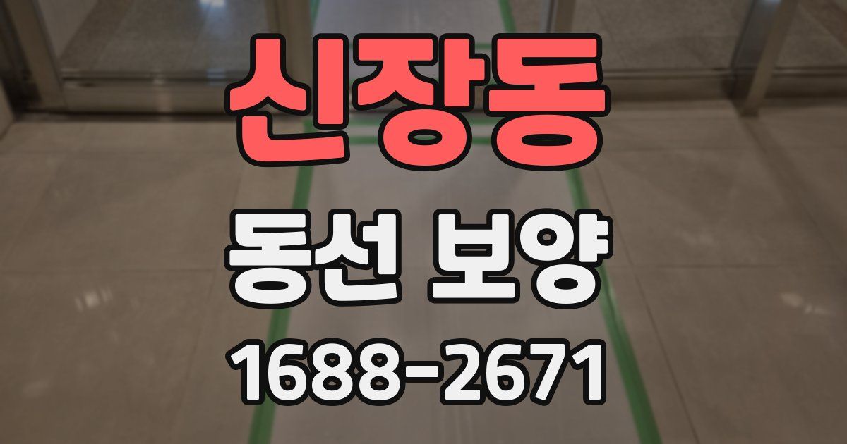 신장동 동선 보양