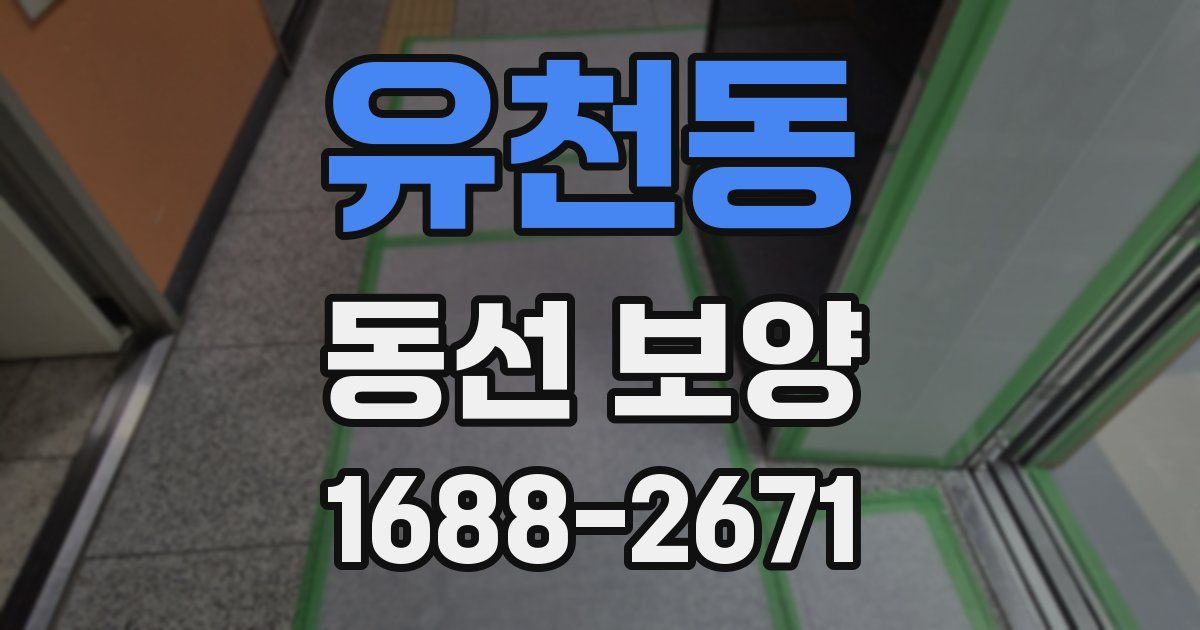 유천동 동선 보양