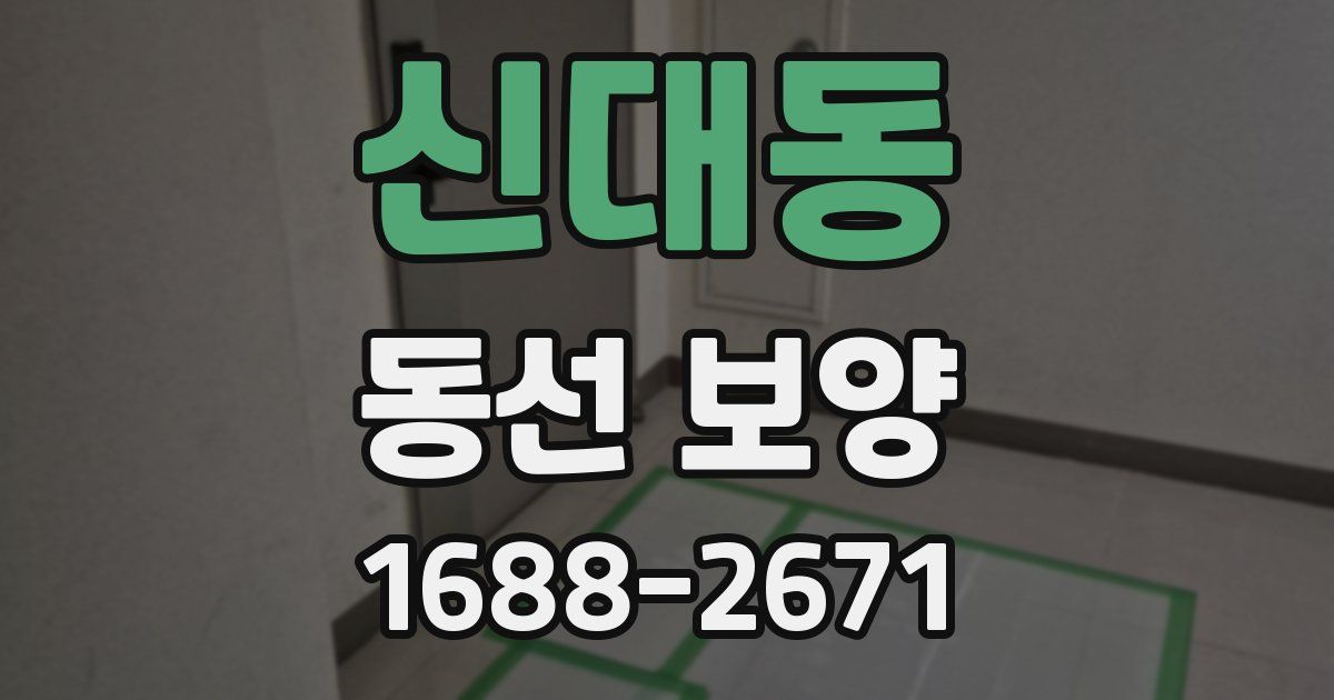 신대동 동선 보양