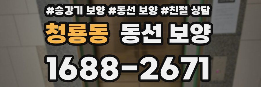 청룡동 동선 보양