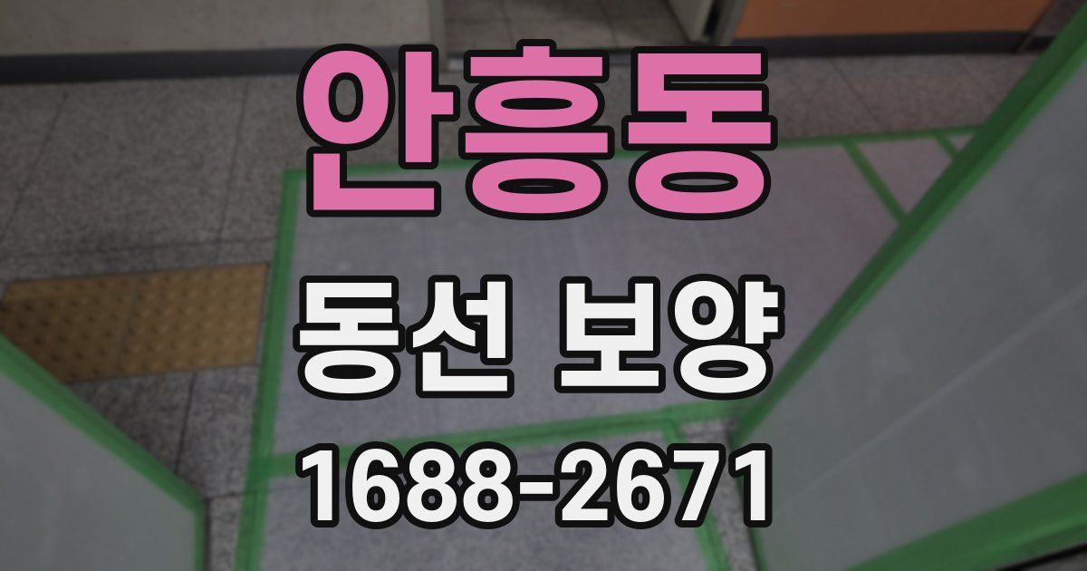 안흥동 동선 보양