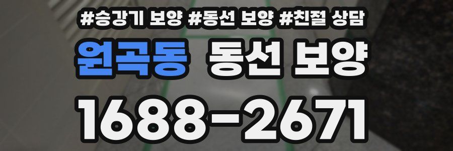 원곡동 동선 보양
