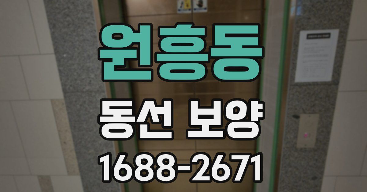 원흥동 동선 보양