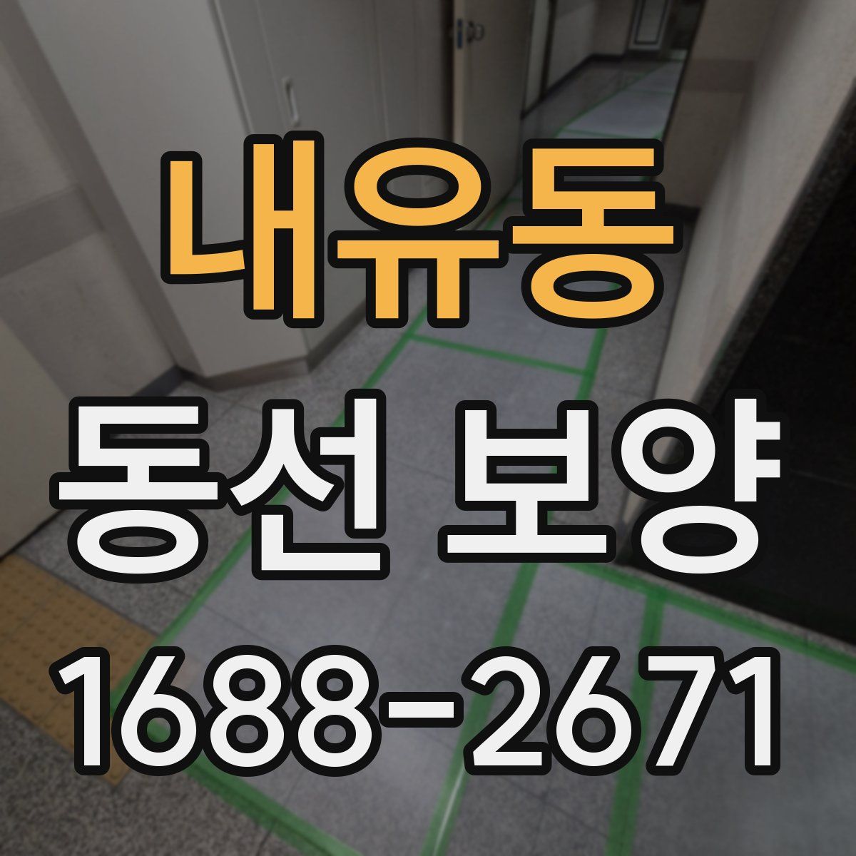내유동 동선 보양
