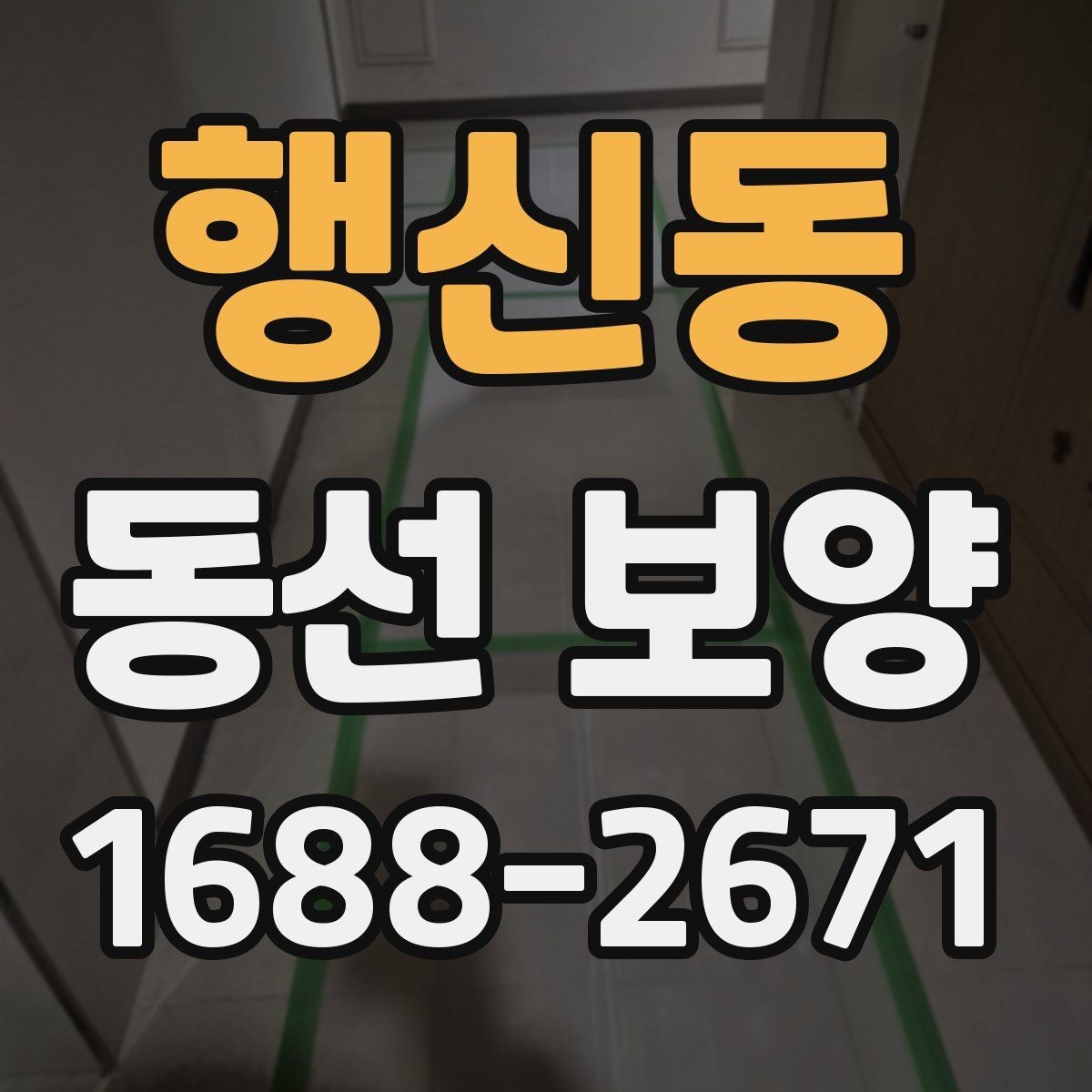 행신동 동선 보양 시공 사례로 보는 준비 포인트