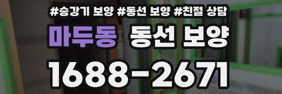 마두동 동선 보양