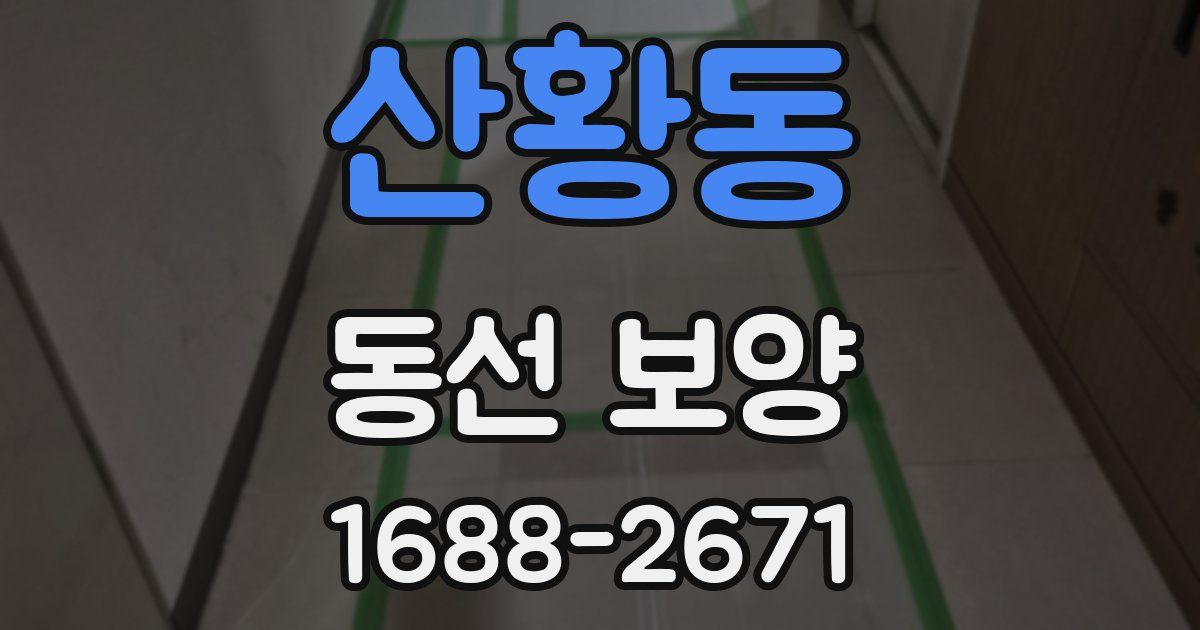 산황동 동선 보양