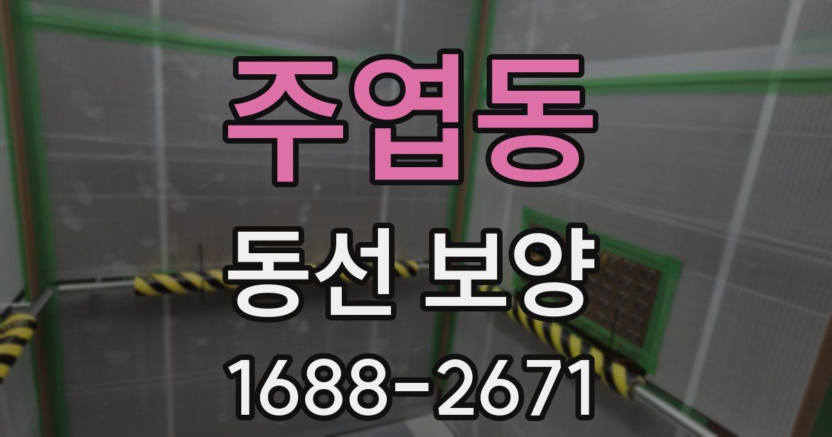 주엽동 동선 보양