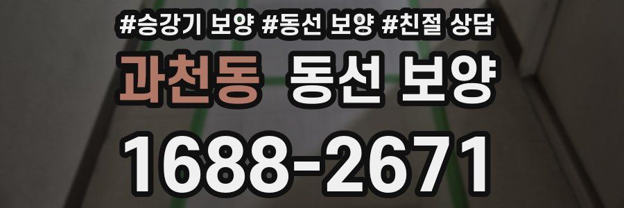 과천동 동선 보양