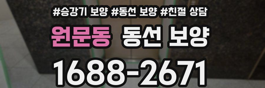 원문동 동선 보양