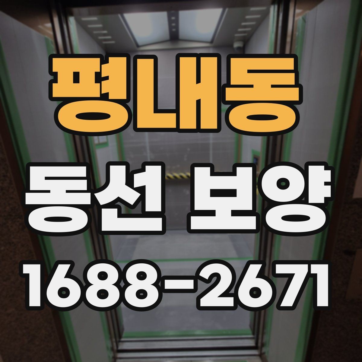 평내동 동선 보양 작업 후 관리 방법 안내