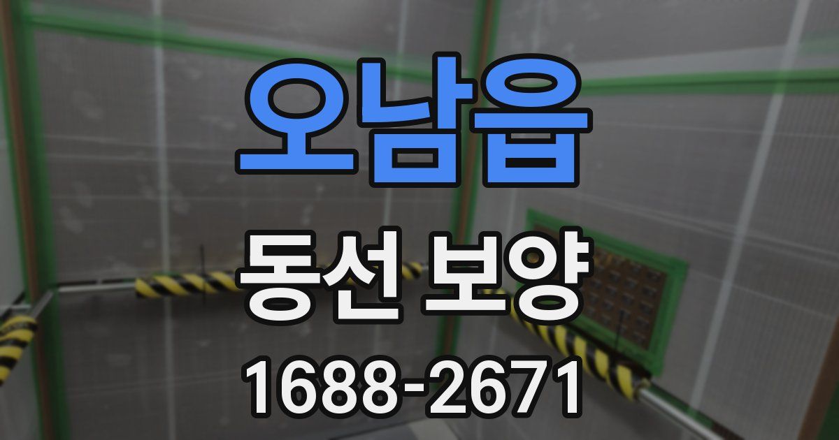 오남읍 동선 보양