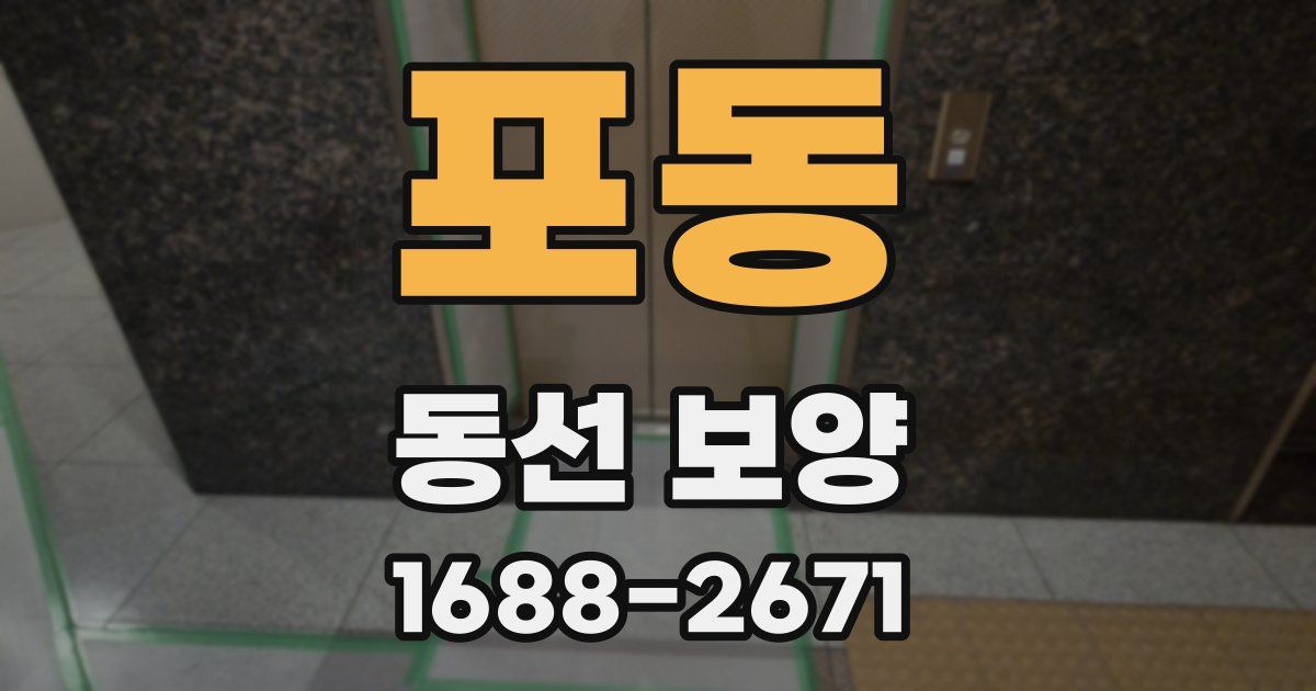 포동 동선 보양