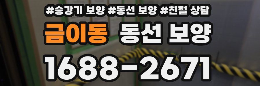 금이동 동선 보양