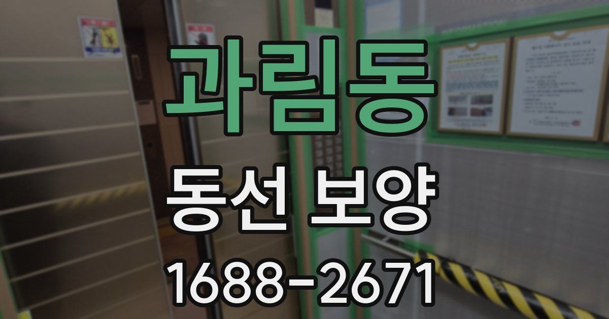 과림동 동선 보양