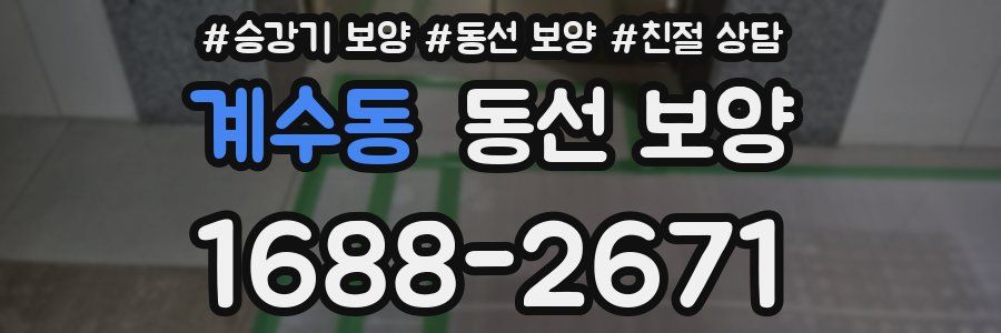 계수동 동선 보양