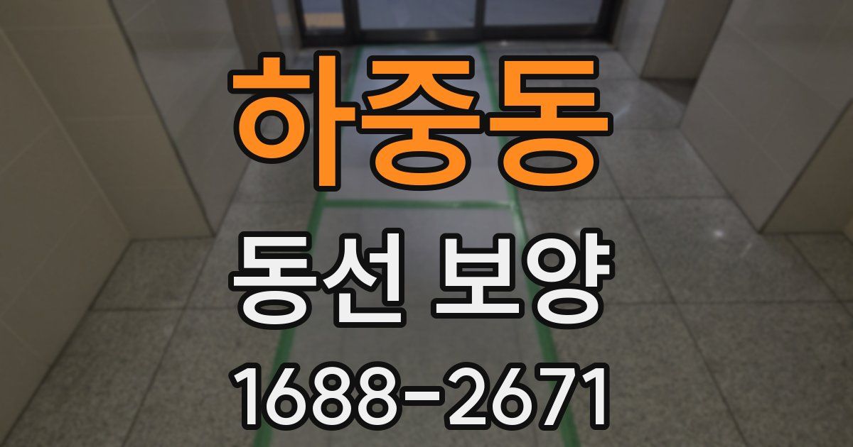 하중동 동선 보양