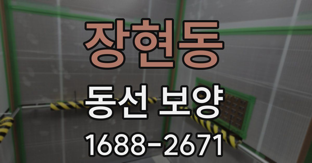 장현동 동선 보양