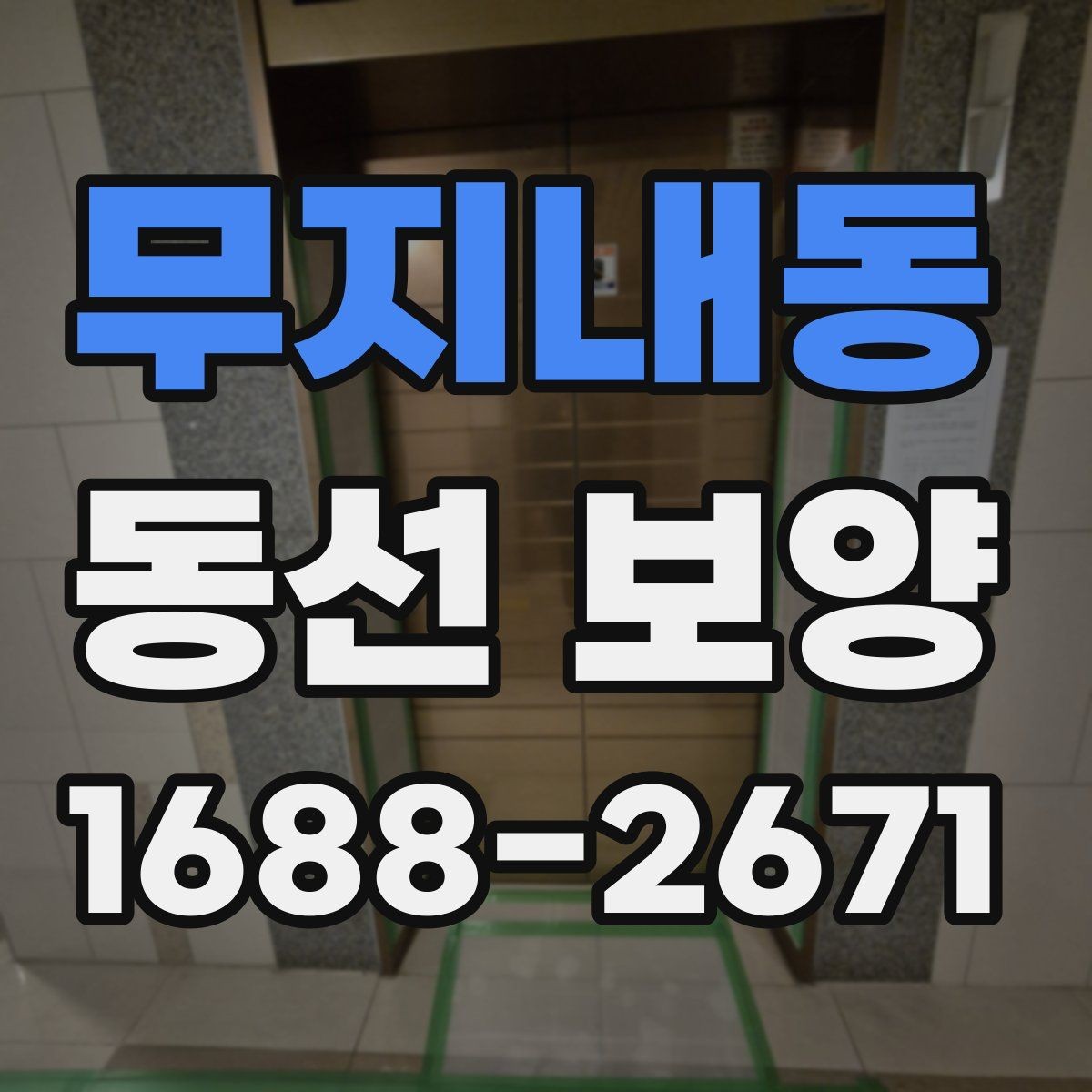 무지내동 동선 보양 시 먼지와 오염을 줄이는 방법