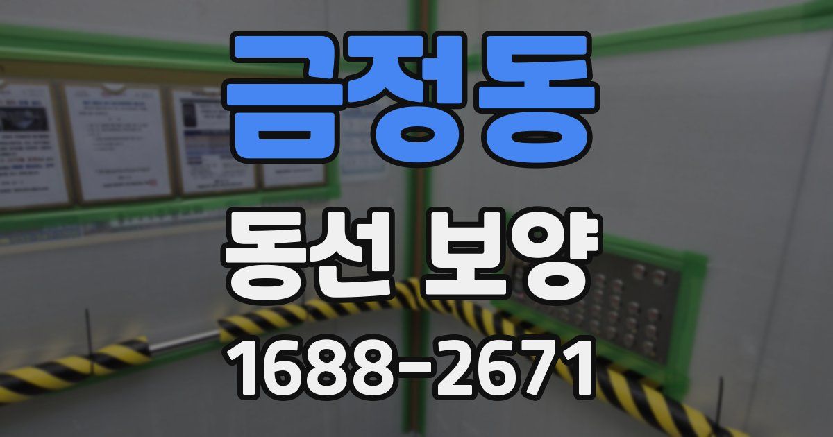 금정동 동선 보양