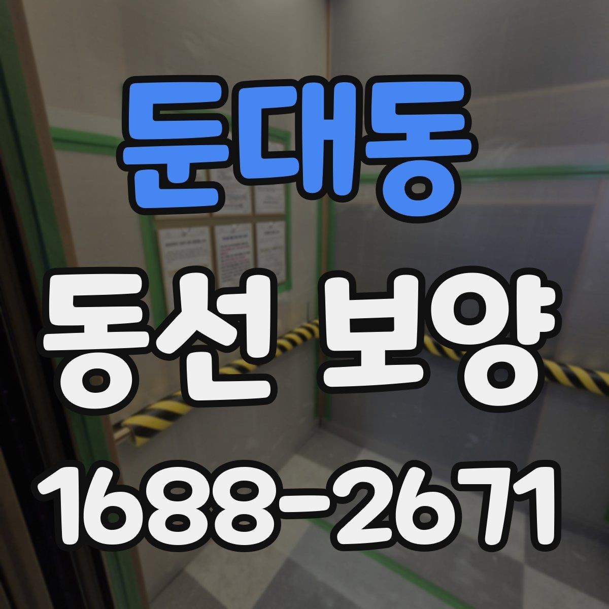 둔대동 동선 보양 자재별 장단점 한눈에 보기