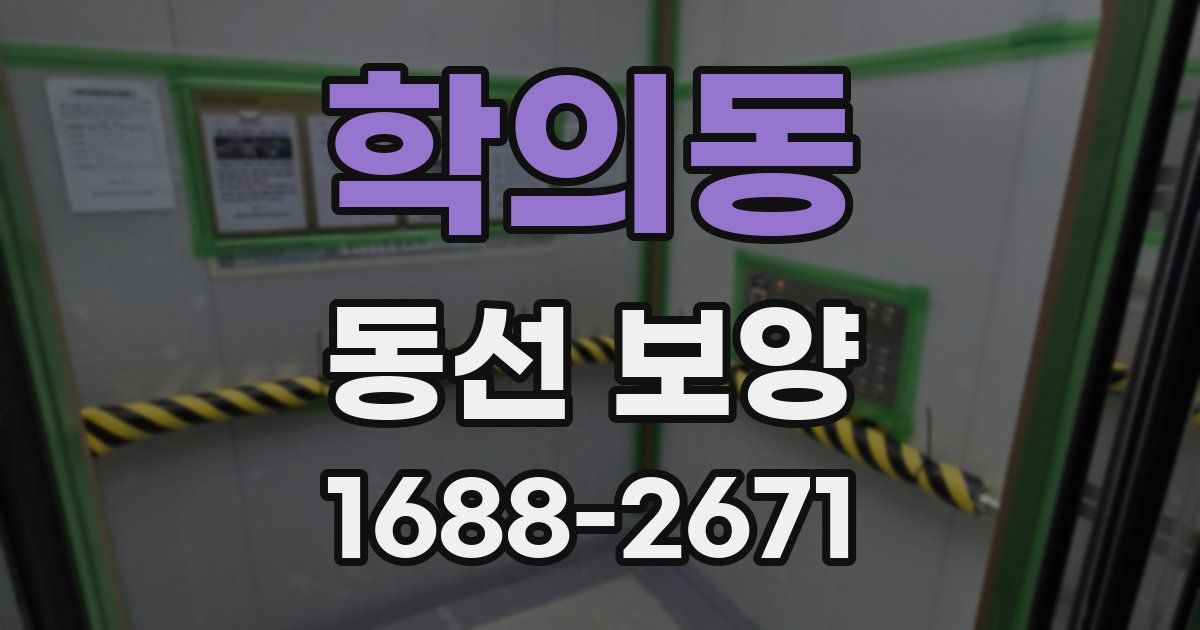 학의동 동선 보양