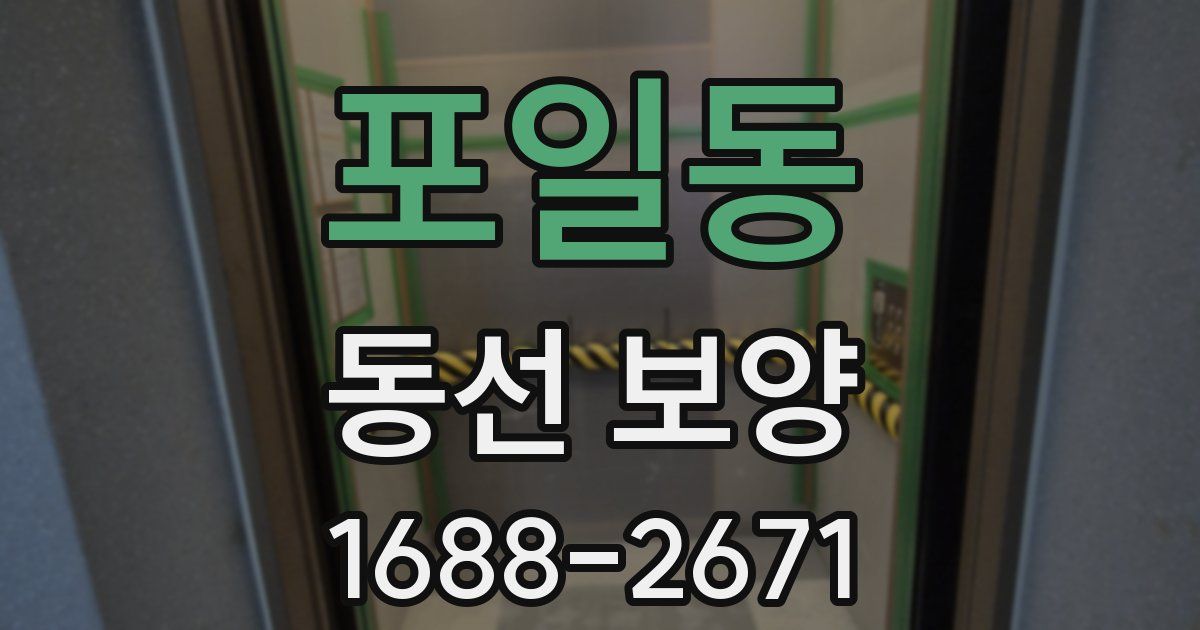 포일동 동선 보양