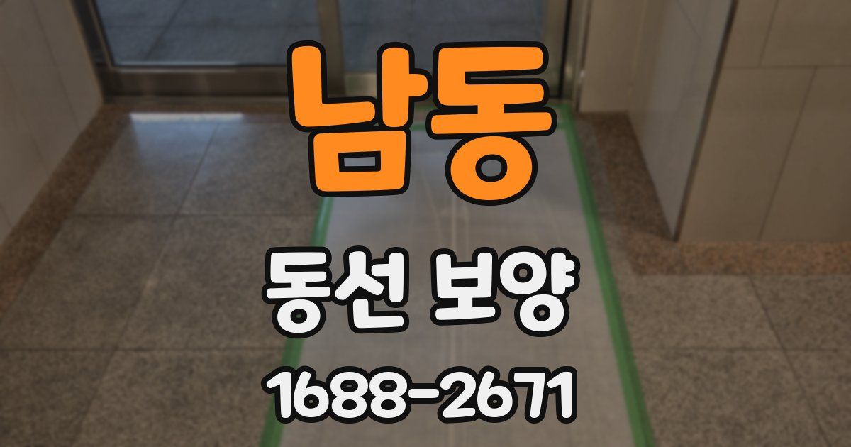 남동 동선 보양