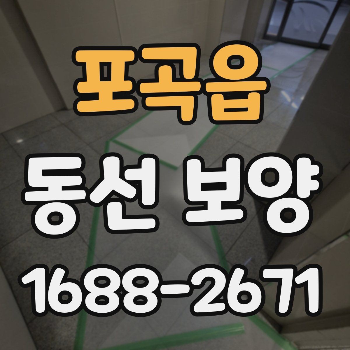 포곡읍 동선 보양 준비가 잘된 현장의 특징