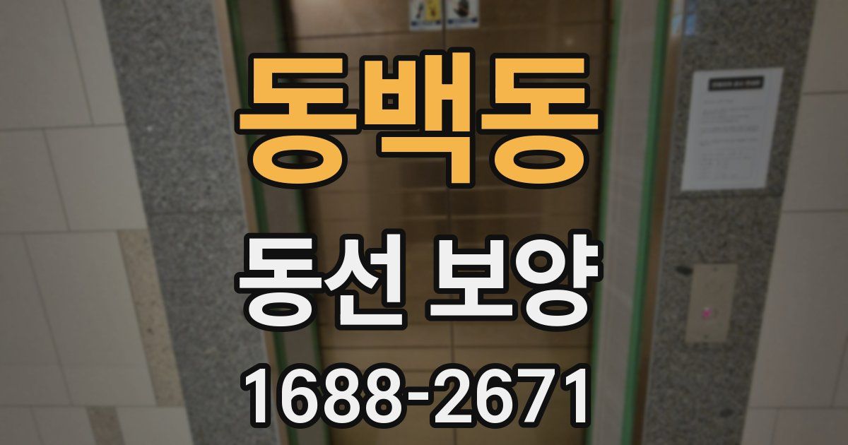 동백동 동선 보양