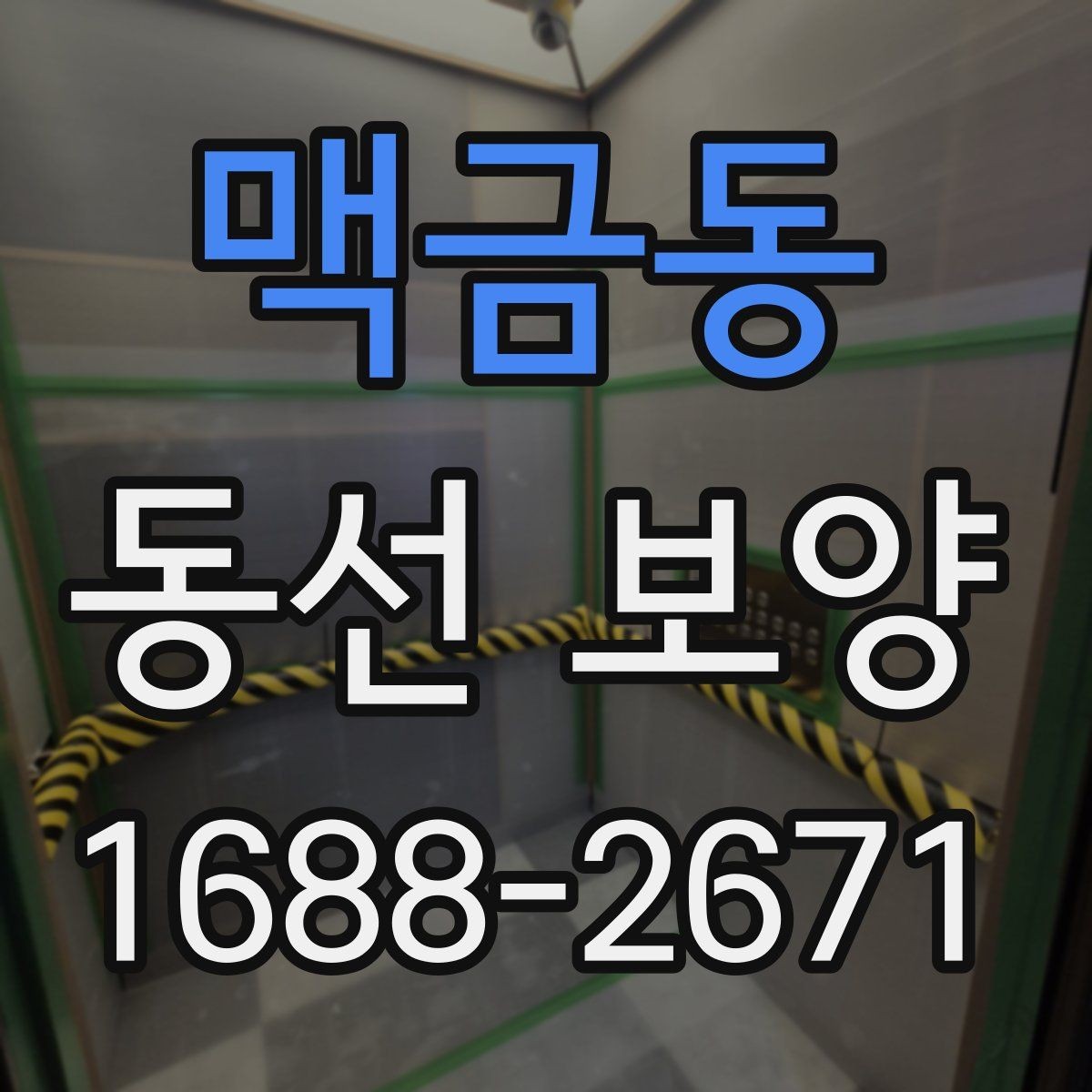 맥금동 동선 보양 작업이 필요한 대표 상황