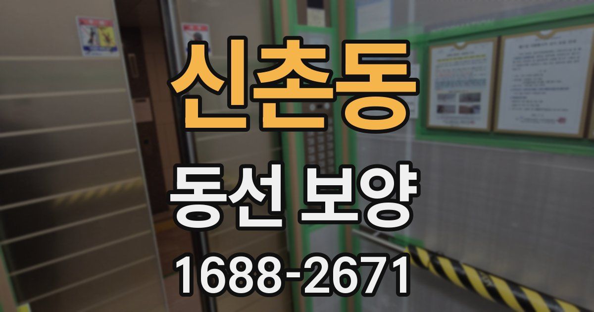 신촌동 동선 보양
