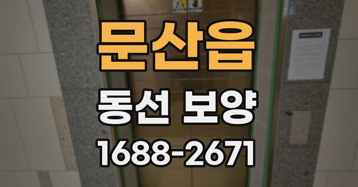 문산읍 동선 보양