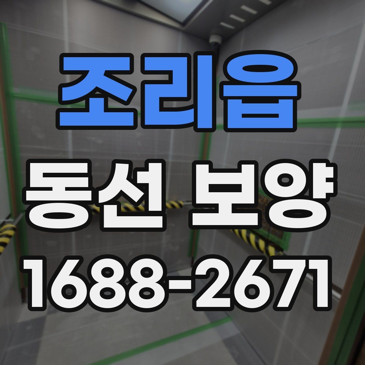 조리읍 동선 보양 작업 후 점검 순서와 확인 사항