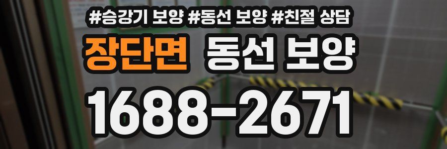 장단면 동선 보양