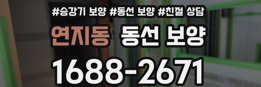연지동 동선 보양