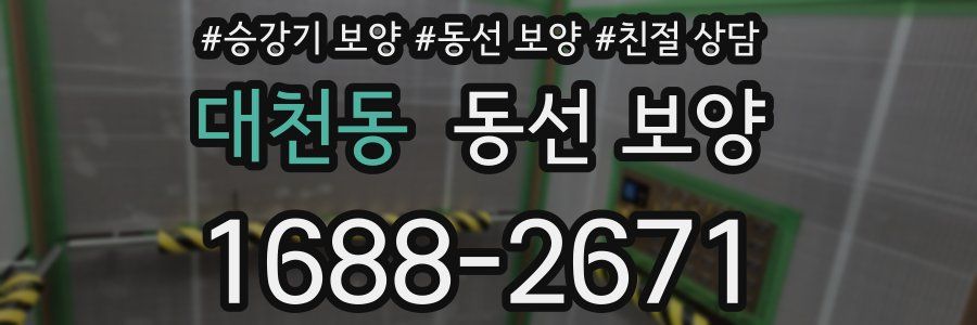 대천동 동선 보양