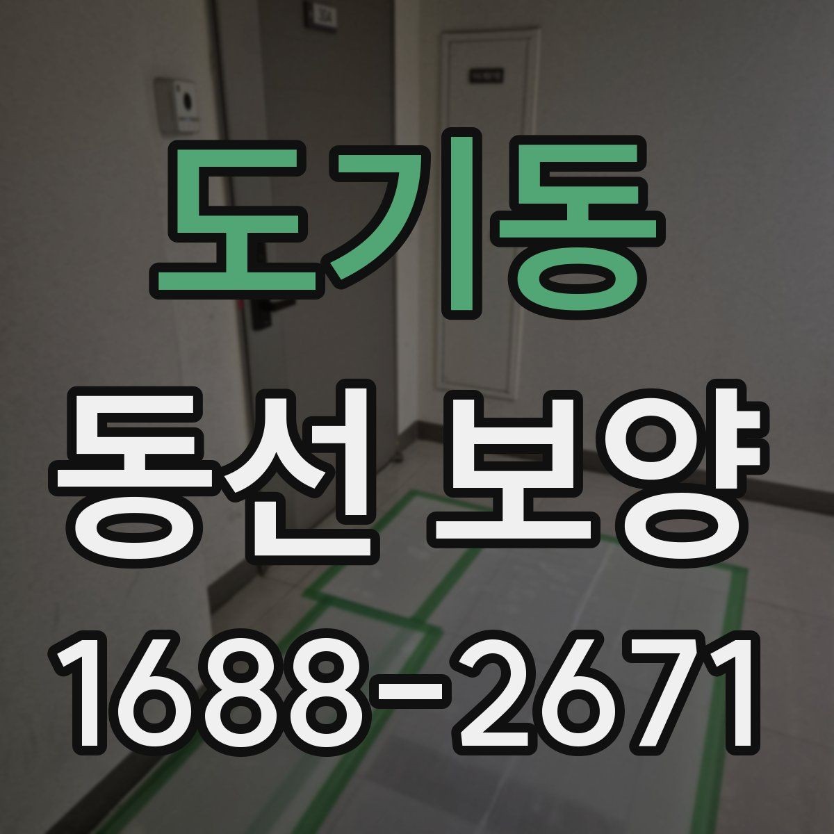 도기동 동선 보양 비용이 달라지는 요소들