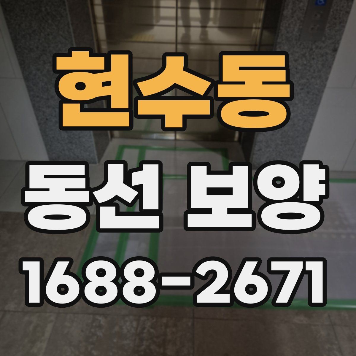 현수동 동선 보양 계획을 세울 때 고려할 요소