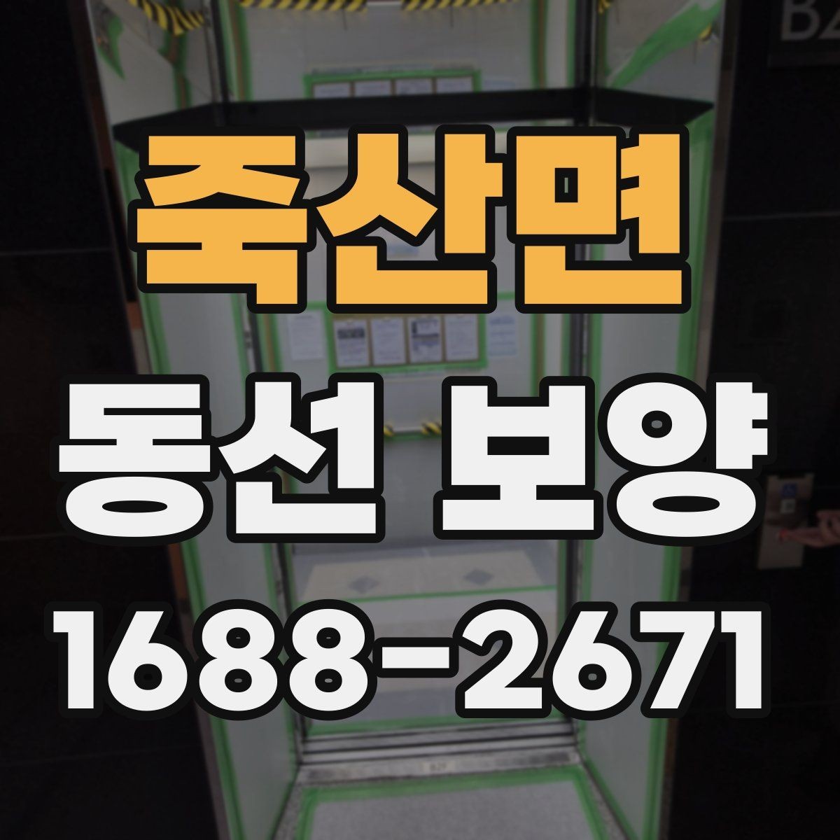죽산면 동선 보양 현장 점검표로 보는 준비할 사항