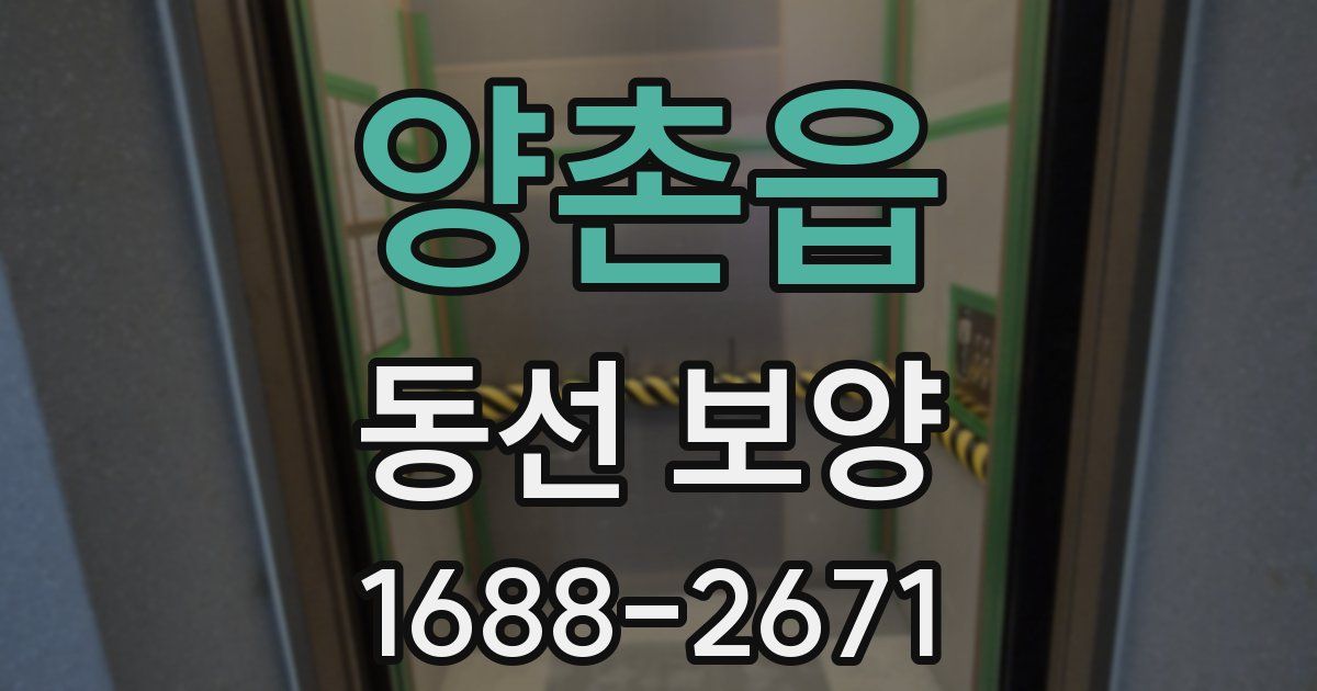 양촌읍 동선 보양