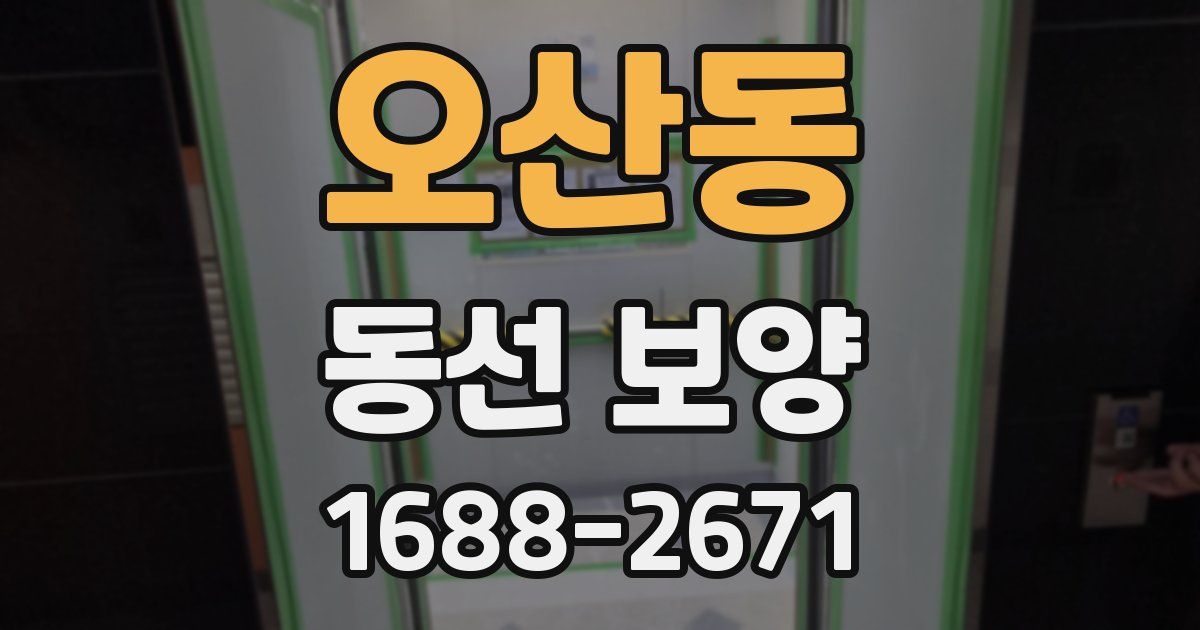 오산동 동선 보양